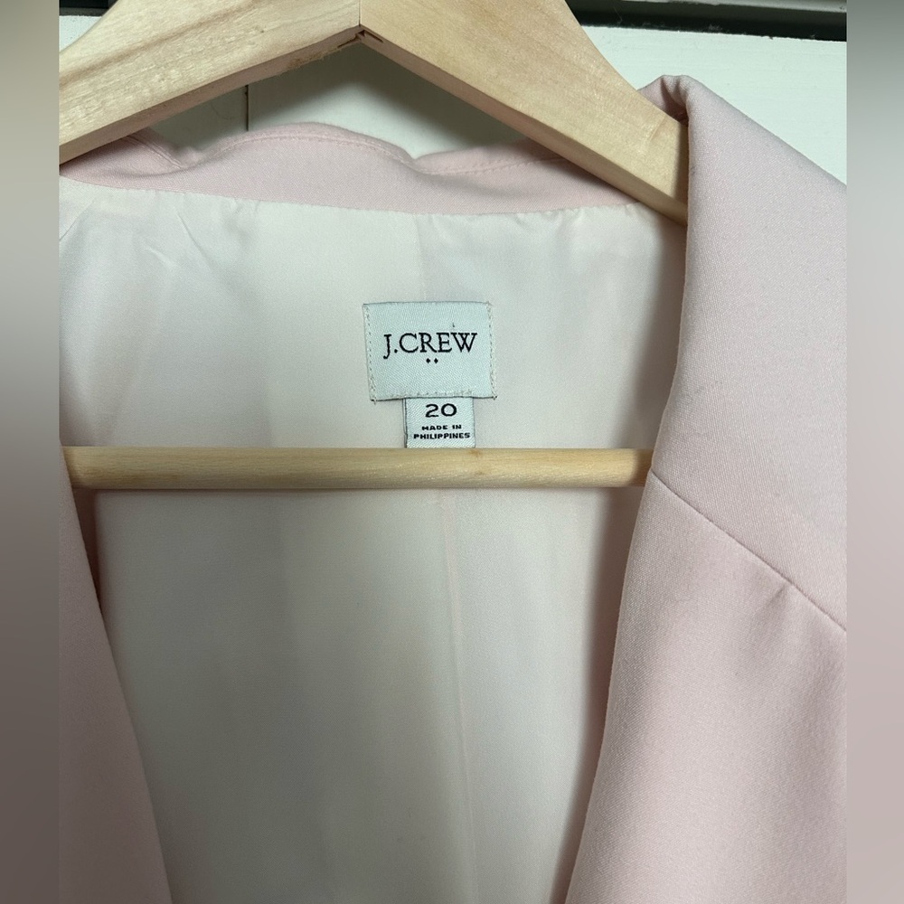 J. Crew Women's Light Pink Blazer - Picture 3 of 8